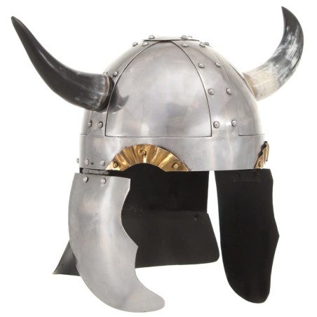 Casque de viking pour GN Argenté Acier 