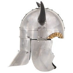 Casque de viking pour GN Argenté Acier 