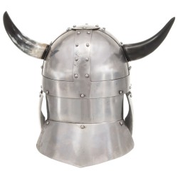 Casque de viking pour GN Argenté Acier 