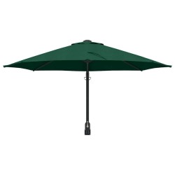 Parasol mural vert 250 cm 
