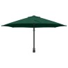 Parasol mural vert 250 cm 