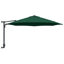 Parasol mural vert 250 cm 