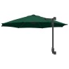Parasol mural vert 250 cm 