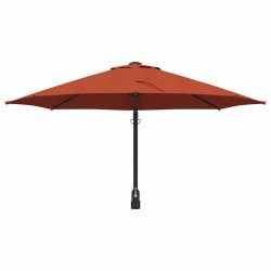 Parasol mural terracotta 250 cm 