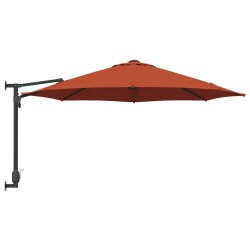 Parasol mural terracotta 250 cm 