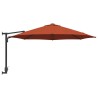 Parasol mural terracotta 250 cm 