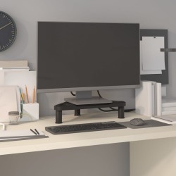 Support de moniteur d'angle Noir 49x28x10,5 cm 