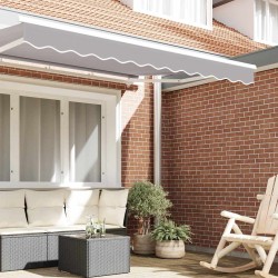 Auvent de 2,5 m Gris clair 2,3 x 0,2 m 