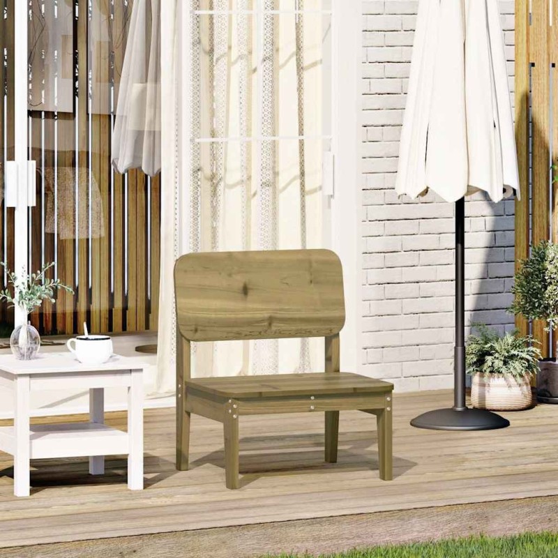 Chaise de jardin 60x52,5x72 cm bois de pin imprégné 