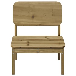Chaise de jardin 60x52,5x72 cm bois de pin imprégné 
