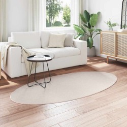 Tapis Couleur sable 100 x 200 cm Coton 