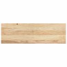 Marches d'escalier 2 pcs non traité bois de chêne massif 