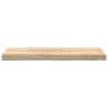 Marches d'escalier 2 pcs non traité bois de chêne massif 
