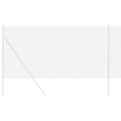 Clôture Hexagonale Grise Vert 1.2 x 50 m Acier 