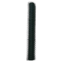 Clôture Hexagonale Grise Vert 1.2 x 50 m Acier 