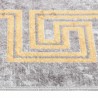 Tapis lavable antidérapant 160x230 cm gris 
