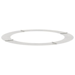 Pot en inox Inox Grand Incrustations décoratives Pot de fleur 