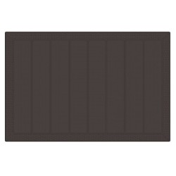Ensemble de Repas de Jardin 5 pcs Marron 150 x 100 x 73 cm 