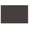 Ensemble de Repas de Jardin 5 pcs Marron 150 x 100 x 73 cm 