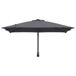 Parasol de jardin mural anthracite 247 cm 