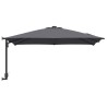 Parasol de jardin mural anthracite 247 cm 
