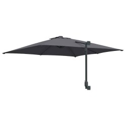 Parasol de jardin mural anthracite 247 cm 