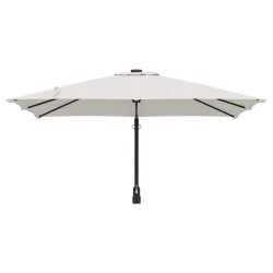 Parasol de jardin mural sable 247 cm 