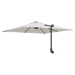 Parasol de jardin mural sable 247 cm 