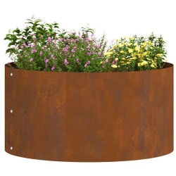 Pot en acier corten Acier corten Grand Durable Rond 