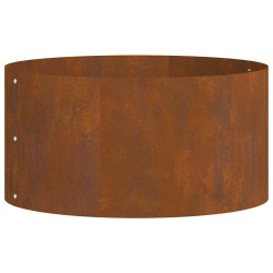Pot en acier corten Acier corten Grand Durable Rond 