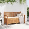 Banc de Rangement de Jardin Marron 150 x 60 x 90 cm 