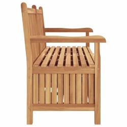 Banc de Rangement de Jardin Marron 150 x 60 x 90 cm 