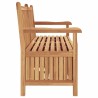 Banc de Rangement de Jardin Marron 150 x 60 x 90 cm 