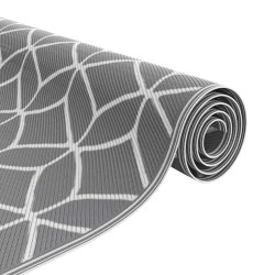 Tapis d'extérieur 'ARAKIL'Gris 250x250 cm PP 