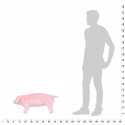 Jouet en peluche Cochon rose XXL 