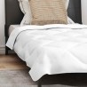 Duvet d'été avec oreiller 2 pcs Blanc 140 x 220 cm Microfibre 