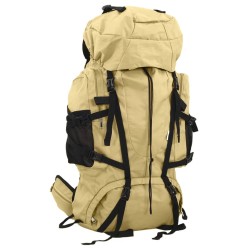 Sac à dos de randonnée kaki 100 L tissu oxford 