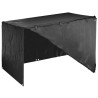 Housses de balancelle 2 pcs 12 œillets 215x150x130/150 cm PE 