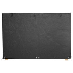 Housses de balancelle 2 pcs 12 œillets 215x150x130/150 cm PE 