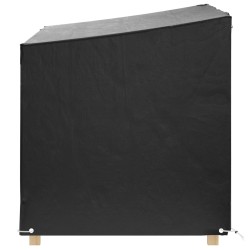 Housses de balancelle 2 pcs 12 œillets 215x150x130/150 cm PE 