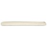 Coussins de Palette pour Banc 2 pcs Crème 200x40x8 cm Tissu Oxford 