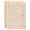 Portes d'armoires en treillis 2 pcs 49,5x69 cm pin massif 