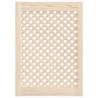 Portes d'armoires en treillis 2 pcs 49,5x69 cm pin massif 
