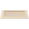 Portes d'armoires en treillis 2 pcs 49,5x69 cm pin massif 