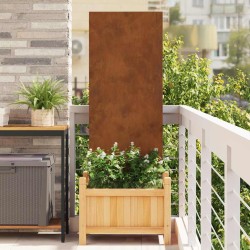 Panneau décoratif de jardin Rouillé 50 x 140 cm 