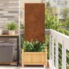 Panneau décoratif de jardin Rouillé 50 x 140 cm 