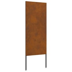 Panneau décoratif de jardin Rouillé 50 x 140 cm 