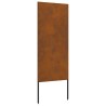 Panneau décoratif de jardin Rouillé 50 x 140 cm 