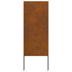 Panneau décoratif de jardin Rouillé 50 x 140 cm 