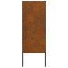 Panneau décoratif de jardin Rouillé 50 x 140 cm 